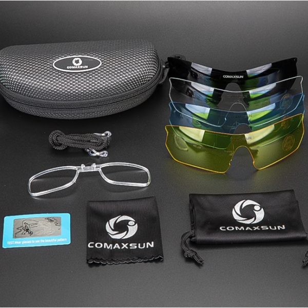 Cycling Glasses Polarised for Night & Day, Clear, Yellow and ...