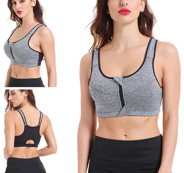 Womens Anti-Sagging Cotton Sports Bra with Padded for Fitness Yoga Sports  Support Bra for Women Plus Size