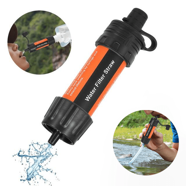 Portable Water Filter Straw Camping Purifier