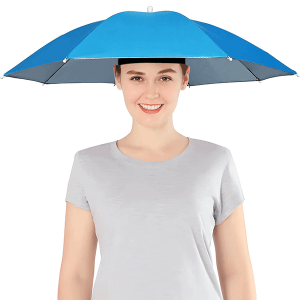 umbrella hat, head umbrella hat, umbrella rain hat