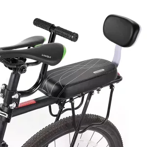bicycle back seat, bike rear seat, soft bike seat, cushioned bike seat