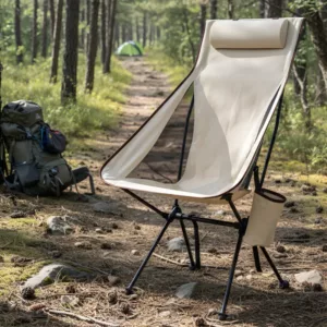 camping chair, folding camping chair, portable chair, camping chair with headrest