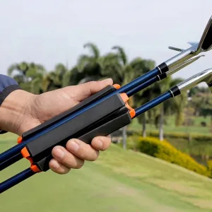 golf club holder, golf club organizer