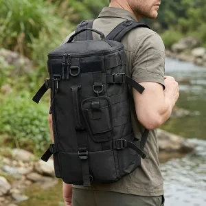 Large Capacity Waterproof Tactical Hiking Backpack Fishing Tackle Bag
