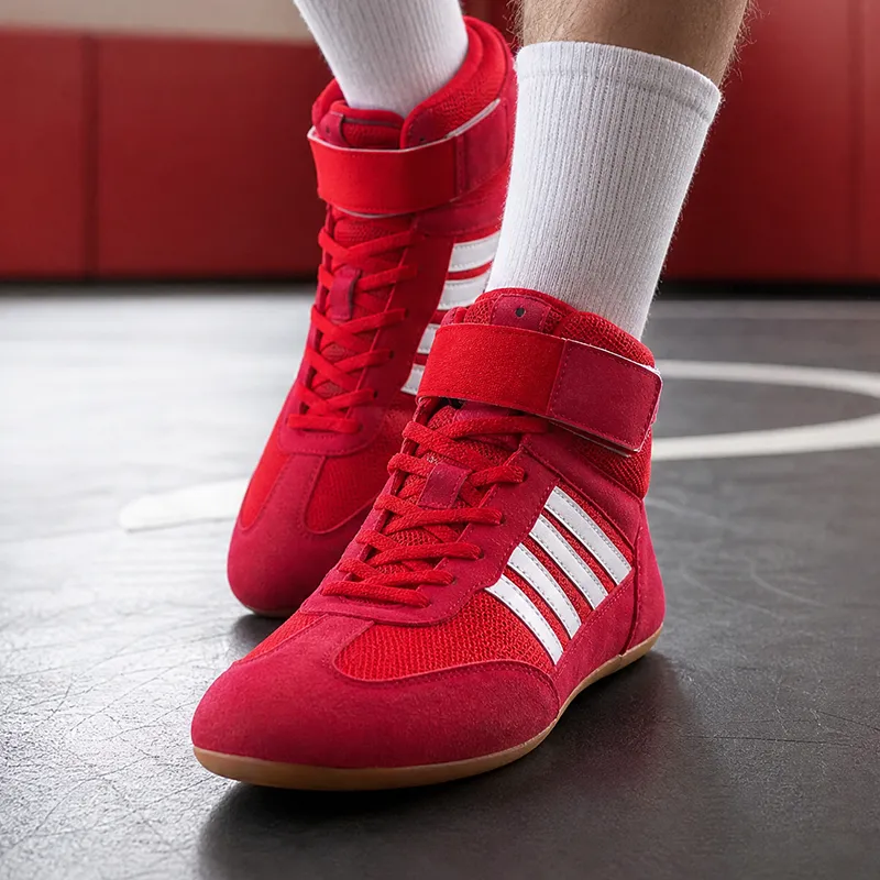 wide toe box wrestling shoes