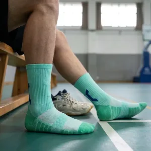 3 Pairs Breathable Quick-Drying Compression Crew Socks for Sports