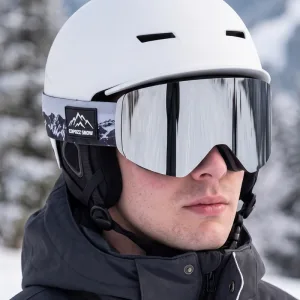Magnetic UV Protection Polycarbonate Ski Goggles