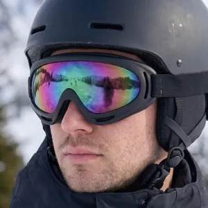 Stylish Anti-Fog UV Protection Goggles for Winter Sports